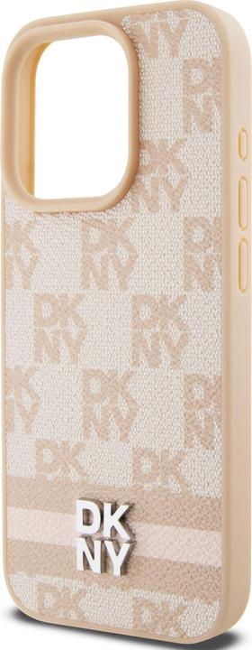 Image du produit DKNY Coque toile similicuir monogramme logo métallique (Apple iPhone 15 Pro Max)