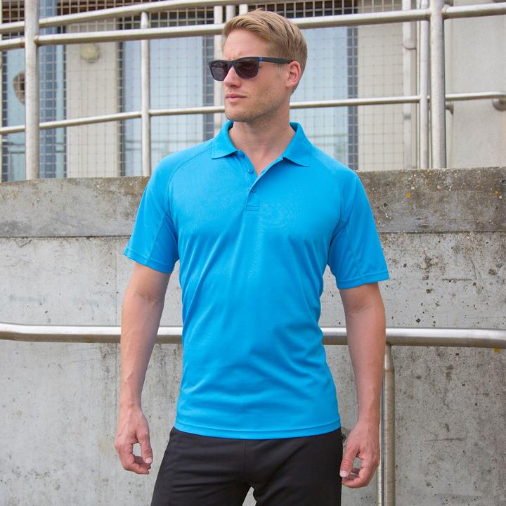 Actual product image Spiro Adults Impact Performance Aircool Polo Shirt (M)