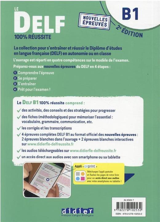 Produktbild DELF 100 % Reus Site B1 + édition en ligne 2021 (Französisch, Salin Marie, Jacament Emilie, Girardeau Bruno, 2021)