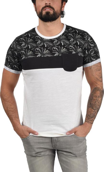 Immagine prodotto Solid Florian T-Shirt Con Disegno Maglietta A Manica Corta Da Uomo Con Girocollo In Cotone 100% (L)