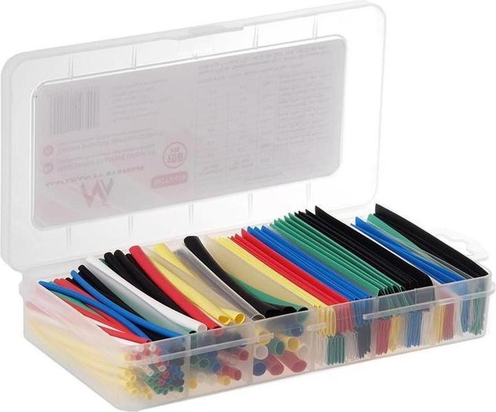 Produktbild Maclean Boite d'assortiment de gaines thermo-retractable MCTV-679 (196 pcs) (Kabelschlauch)