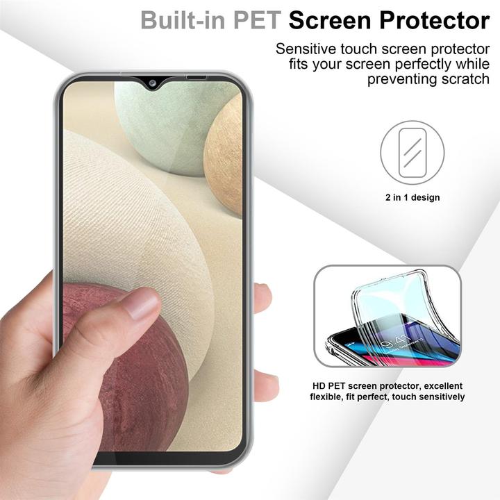 Image du produit Cadorabo TPU 360 degrés Case Cover (Samsung Galaxy A12, Samsung Galaxy M12)