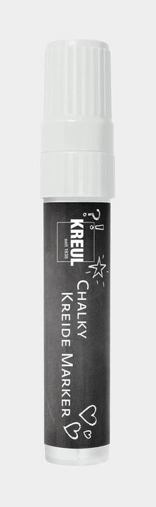 Actual product image Kreul Chalk marker Chalky, XXL, Snow White (Snow White, 15 mm, 1 x)