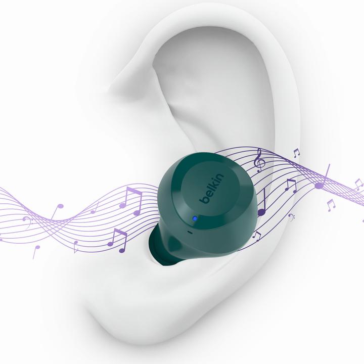 Produktbild Belkin drahtlose Soundform Bolt tws morskie (keine Geräuschunterdrückung, 38 h, Kabellos)