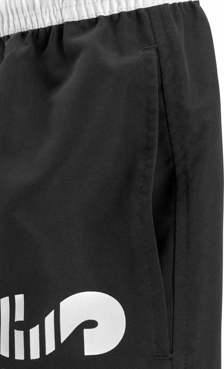 Produktbild S.Oliver Herren Badeshorts Badehose kurzes Bein schwarz navy Taschen Innenslip (XL)