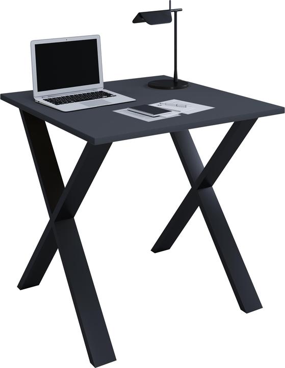 Produktbild VCM Schreibtisch Computertisch Lona X SW (80 x 80 x 76 cm)