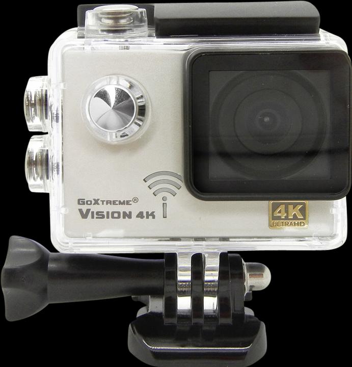 Actual product image Easypix GoXtreme Vision 4K ULTRA HD silver (24p, 4K, Wi-Fi)