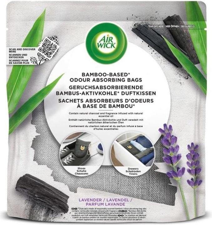 Produktbild Air Wick Duftkissen Bambus-Aktivkohle Lavendel 3 Stück