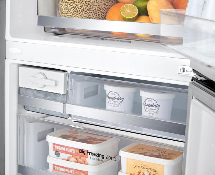 Immagine prodotto LG GBB569NSAGB Frigorifero combinato 70cm, Classe D, 462L, Wi-Fi, No frost, Grigio (462 l)