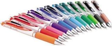 Actual product image Pentel EnerGel Xm (Red, Silver, 1 x)