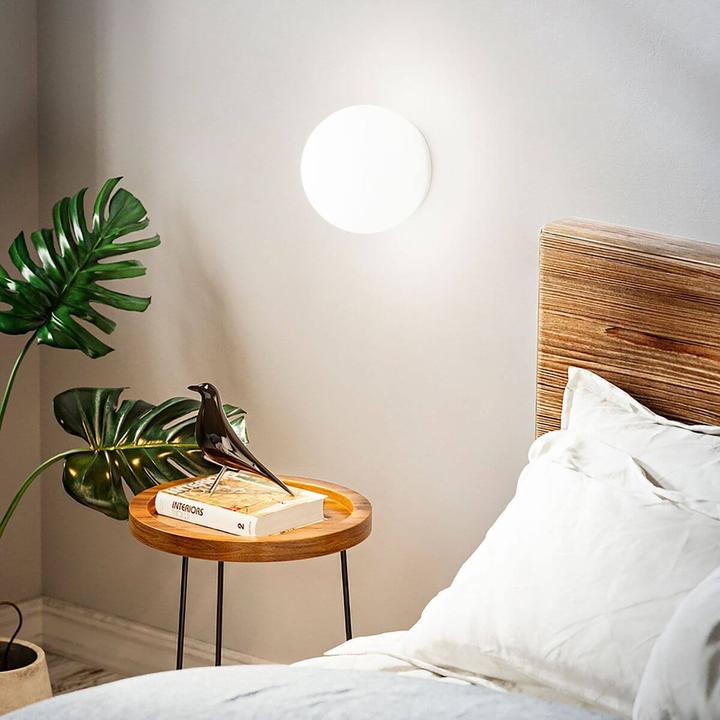 Actual product image Ideal lux MAPA BIANCO G9 wall light ⌀150mm dimmable white warm white 059808 (370 lm, G9)