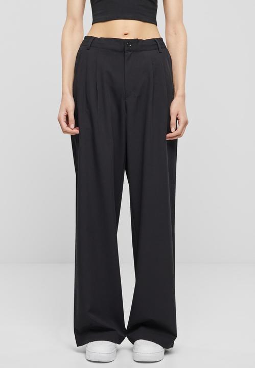 Actual product image Urban Classics Ladies Ultra Wide Pleat-Front Pants - 126793 (30)