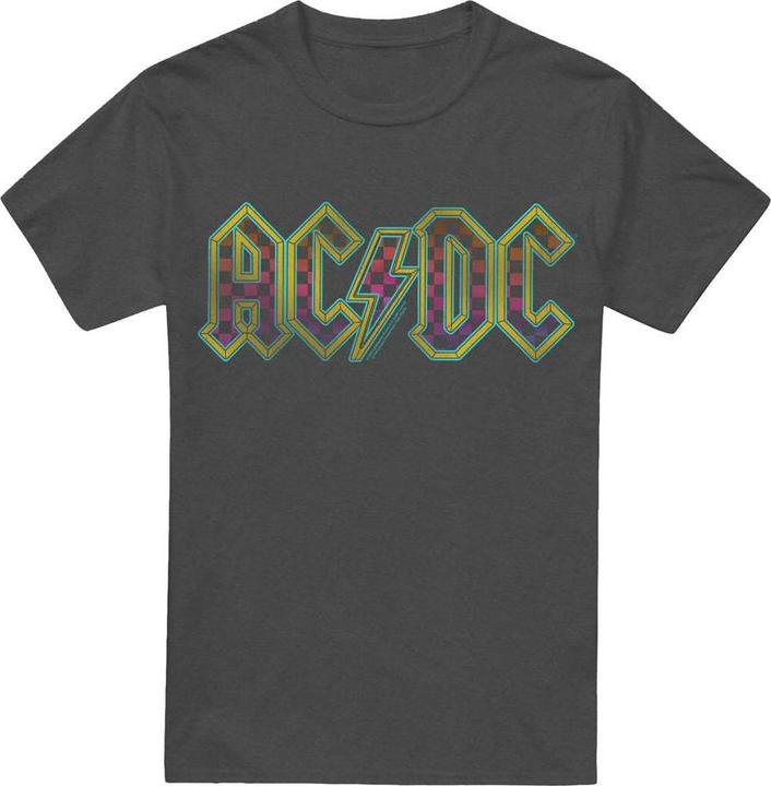 Immagine prodotto AC/DC Maglietta Logo a Scacchiera Gradiente Adulto Unisex (XL)