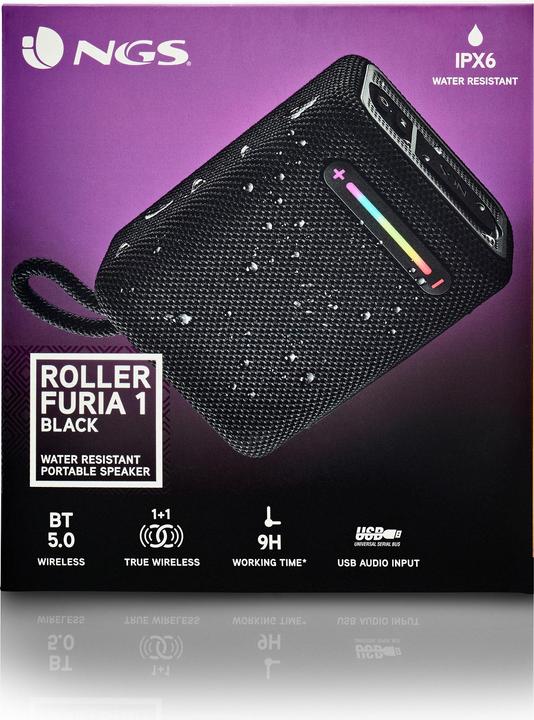 Image du produit NGS Roller Furia 1 BT Lautsprecher (9 h, Fonctionnement sur batterie)
