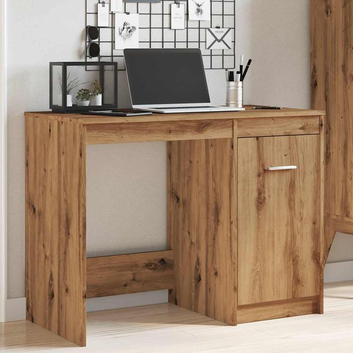 Produktbild VidaXL Schreibtisch Bürotisch Computertisch Arbeitstisch Tisch Artisan-Eiche (100 x 50 x 76 cm)