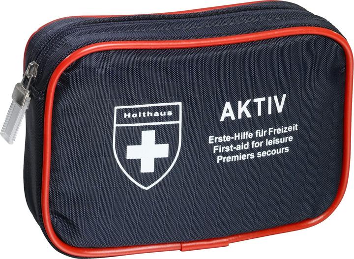 Actual product image Holthaus Active first-aid kit, 18 pieces, 16 x 11 x 4 cm (Car pharmacy)