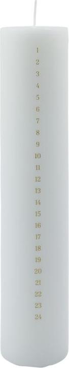 House Doctor Calendar candle, HDForest, white (1 pcs.)