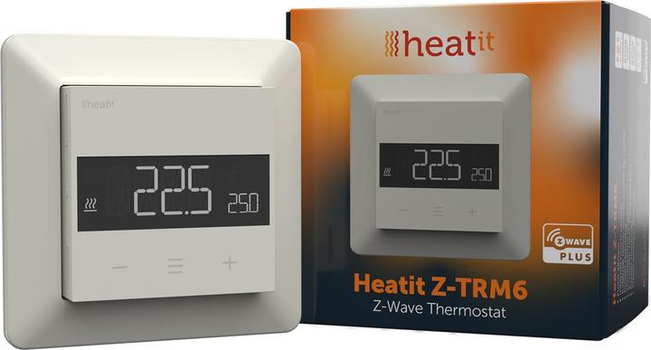 Produktbild Heatit Z-TRM6 Thermostat Z-Wave 800 series (Weiss RAL 9010)