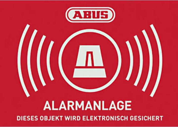 Image du produit Abus Warnaufkleber Alarmanlage