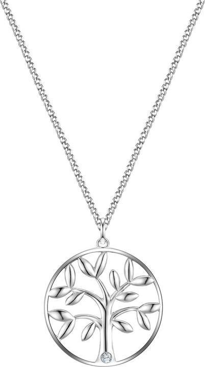 Image du produit Glanzstücke München Ladies Tree of Life Sterling Silver Lab Grown Diamond Argent Chaîne de base de 40,0 cm + 5,0 cm de (Argent Sterling, 40 - 45 cm)