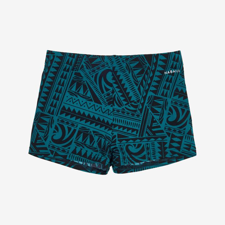 Produktbild Nabaiji Badehose Boxer Jungen - 500 Fitib Fatu grün (10, 11, 12)