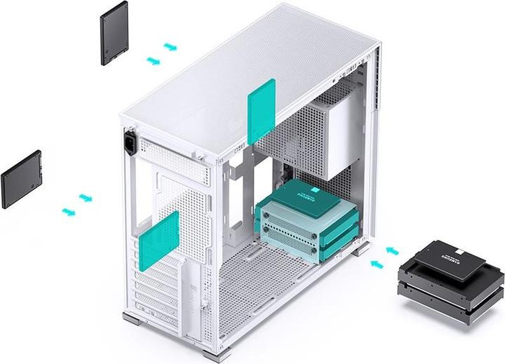 Actual product image Jonsbo D41 Screen ATX (ATX, Mini-ITX, mATX, DTX)
