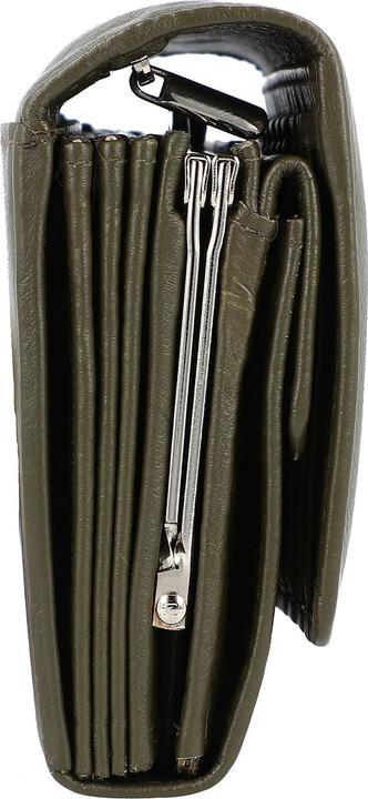 Image du produit Mika Porte-monnaie pour femme, en cuir, couleur : vert