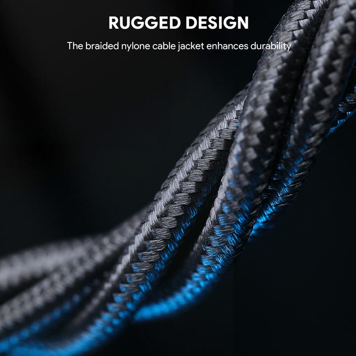 Produktbild Aukey USB-C Cable, 100W, 1m - Black (1 m, 100 W)