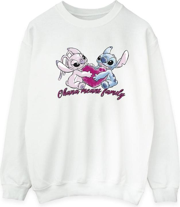 Produktbild Disney Lilo And Stitch Ohana Heart With Angel Sweatshirt (L)