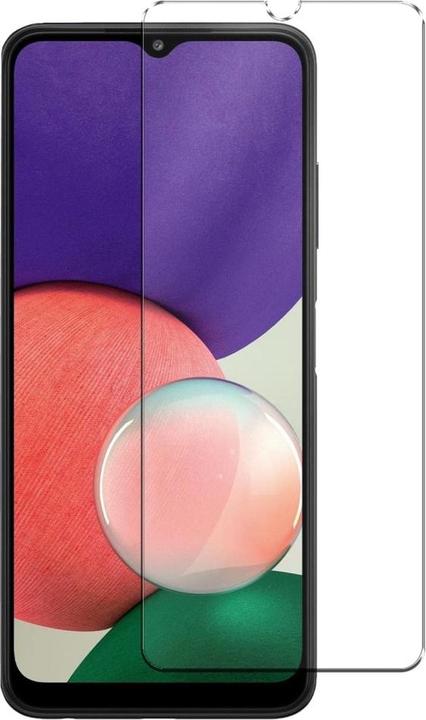 Actual product image Screenguard Samsung Galaxy A22 5G bulletproof glass protective film Case Friendly Design (1 Piece, Samsung Galaxy A22 5G)