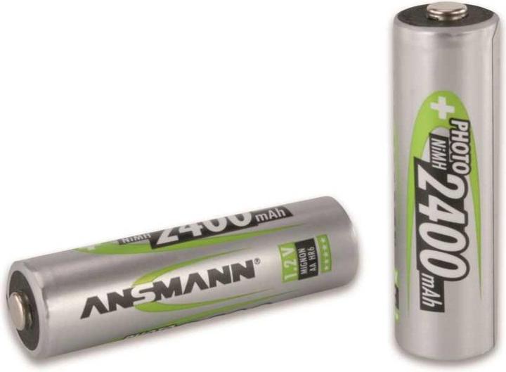 Produktbild Ansmann NiMH-Akku Mignon 2400mAh Photo 2er Blister (2 Stk., AA, 2400 mAh)