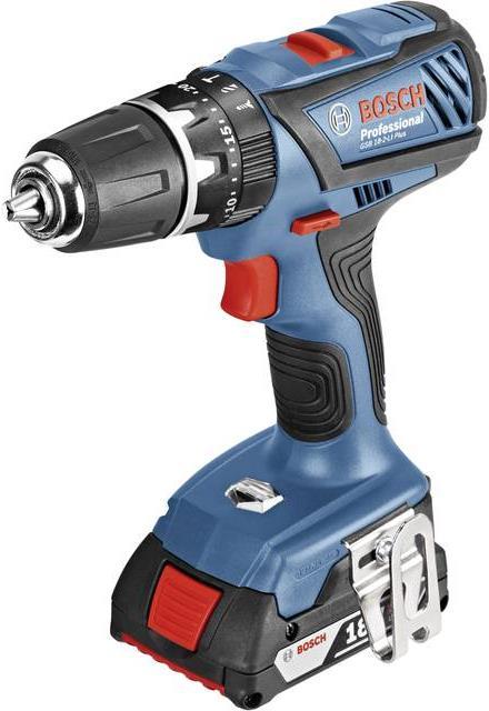 Produktbild Bosch Professional GSB 18-2-LI Plus mit 2 Akkus (Akkubetrieb)
