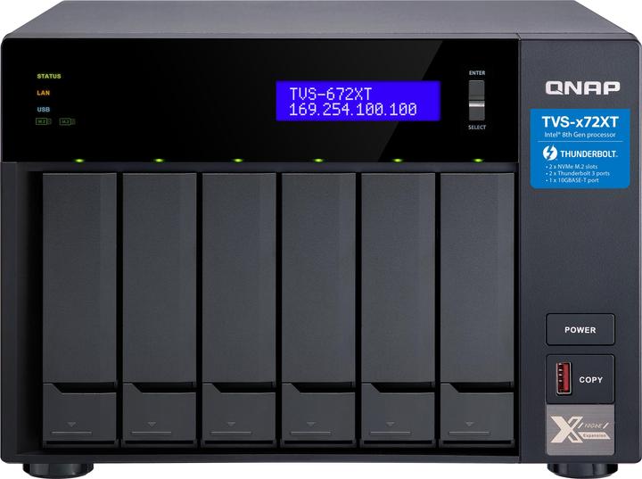 QNAP TVS-672XT-i3-8G (0 TB)