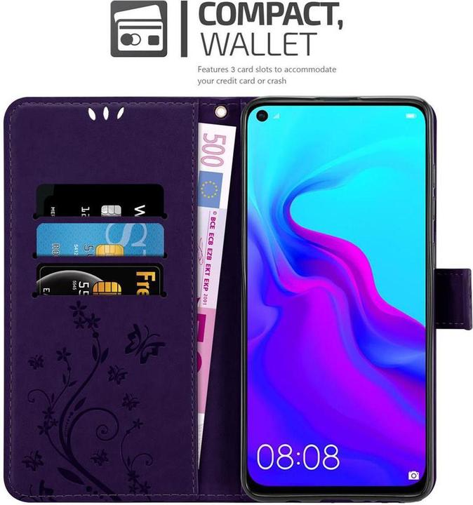 Actual product image Cadorabo Flower Book Cover (Huawei Nova 4)
