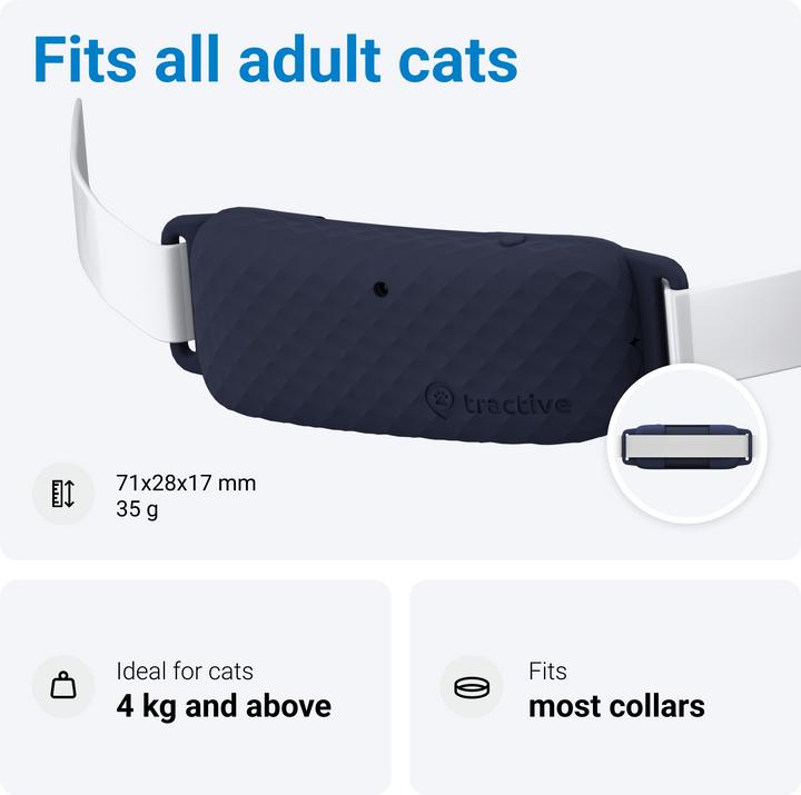Produktbild Tractive GPS 4 GPS Tracker für Katzen (Katze)