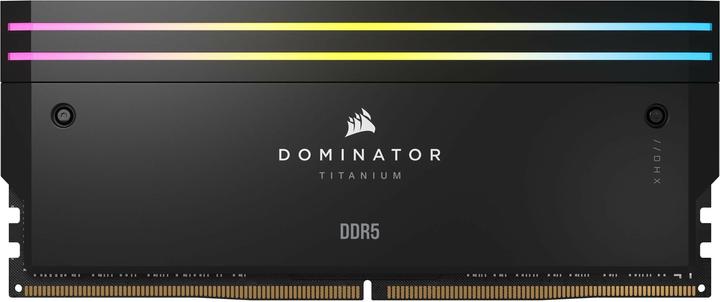 Actual product image Corsair DDR5, 6000MT/s 64GB 4x16GB DIMM, Unbuffered, 36-36-36-76, Std PMIC, XMP 3.0, DOMINATOR TITANIUM Blac (4 x 16GB, 6000 MHz, DDR5 RAM, DIMM)