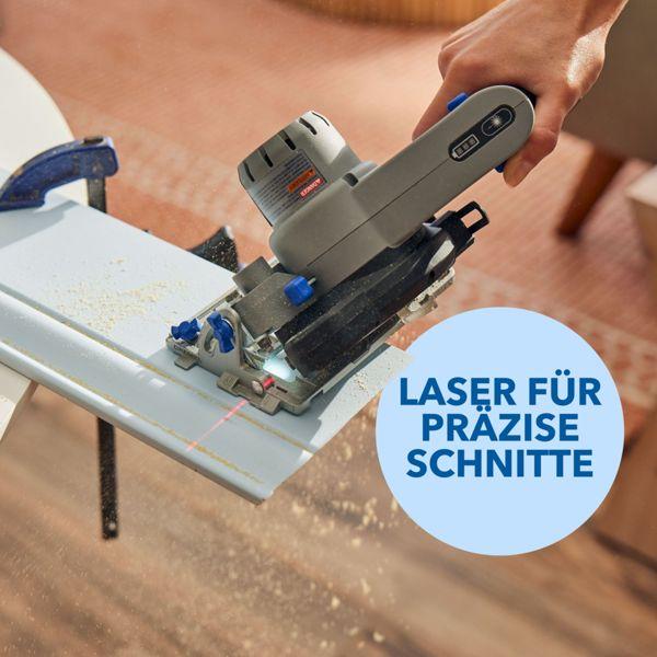 Produktbild Dremel Akku-Kreissäge 12V mit Laser CS12V-S1 Akku-Handkreissäge