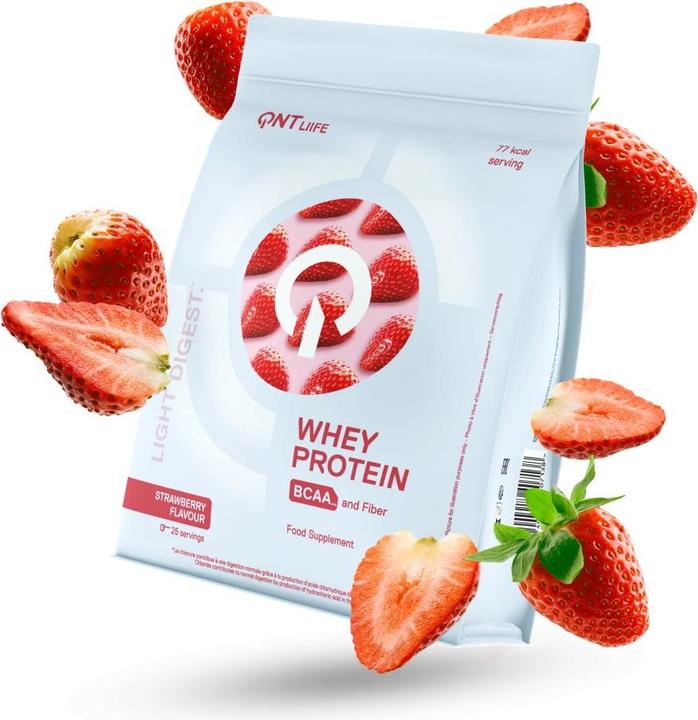 Immagine prodotto QNT Proteine del siero del latte Light Digest 500g (Fragola, 1 pz., 500 g)