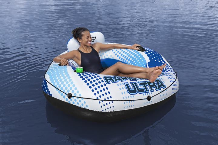 Image du produit Bestway Hydro-Force Rapid Rider Bouée avec rangement à fermeture éclair 1,52 m Ultra River
