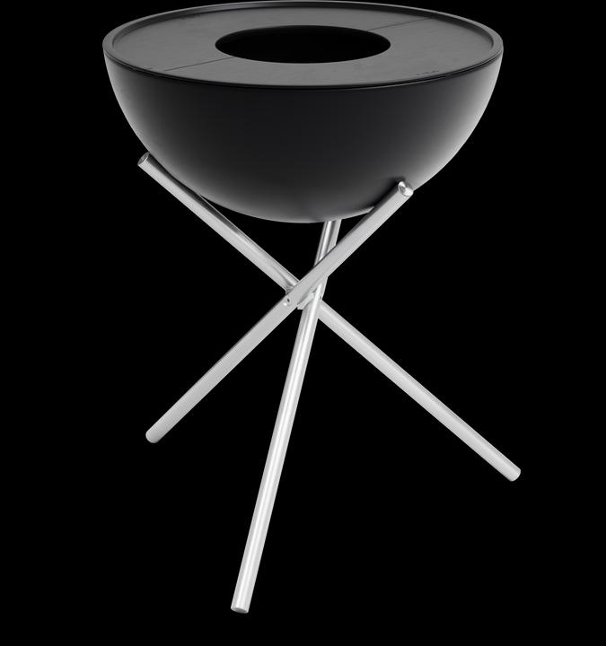 Actual product image Höfats BOWL 57 Fire bowl with tripod (62 cm)