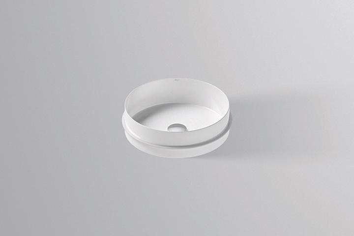 Produktbild Alape Einbaubecken EB.KE400, rund Ø 40,0cm, 2025503000, weiss (400 mm, 475 mm)