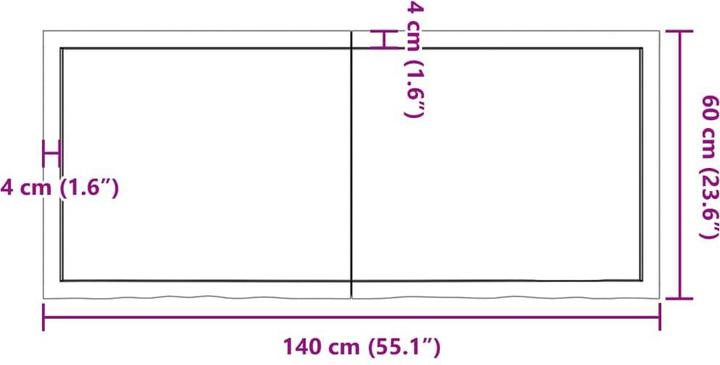 Immagine prodotto VidaXL Emerald (140 x 60 x 4 cm)