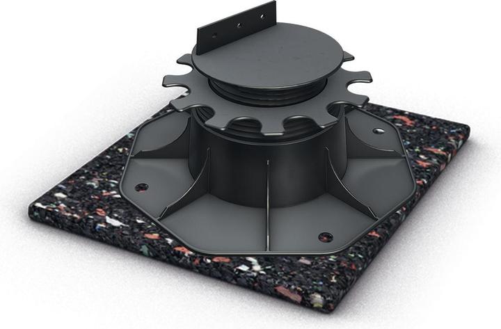 Actual product image Karle und Rubner K&R Isopad 192x192x 8 mm, terrace floors, building protection mat, terrace pad, 10 pcs. (10 x)