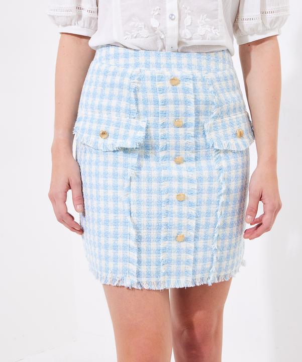Image du produit Joe Browns Checked Button Detail Mini Skirt (38)