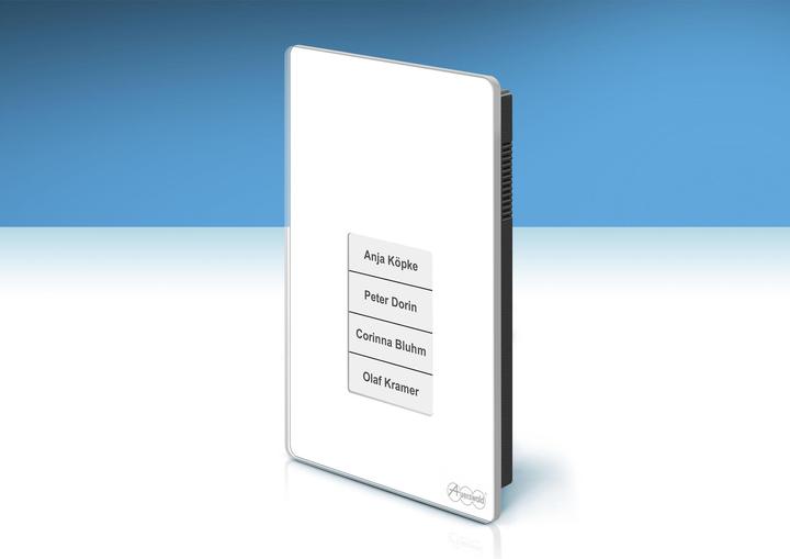 Immagine prodotto Auerswald TFS-Dialog 400 bianco Sistema interfonico per interfacce a/b con elegante frontale in vetro