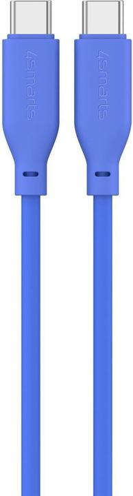 Actual product image 4smarts USB-C / USB-C Silicone Cable High Flex 60W 1.5m blue (1.50 m, USB 2.0)