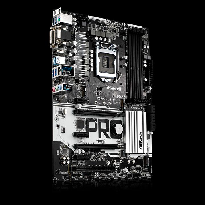 Actual product image AsRock Z270 Pro4 (LGA 1151, Intel Z270, ATX)