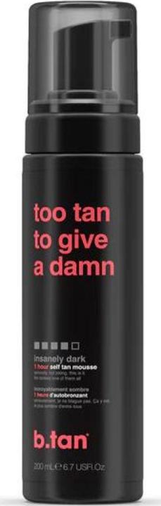 Produktbild B.Tan Too Tan To Give A Damn Tan Mousse 200 ml (Selbstbräunungsserum, 200 ml)