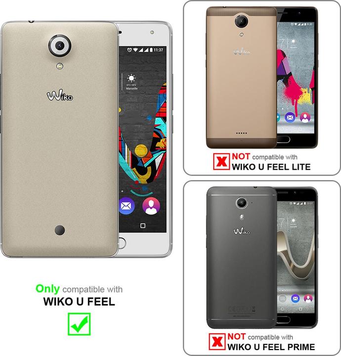 Actual product image Cadorabo Display protection glass (1 Piece, Wiko U Feel)