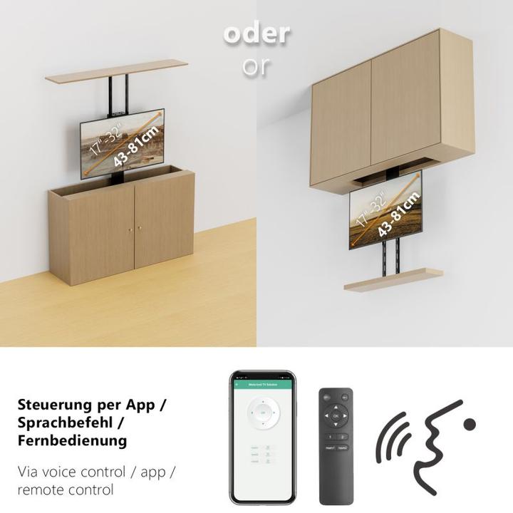 Produktbild myWall TV-Lift HP 66-2 max. 60 kg (65", 60 kg)
